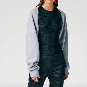 Tibi Airy Extrafine Wool Sleeve Shrug